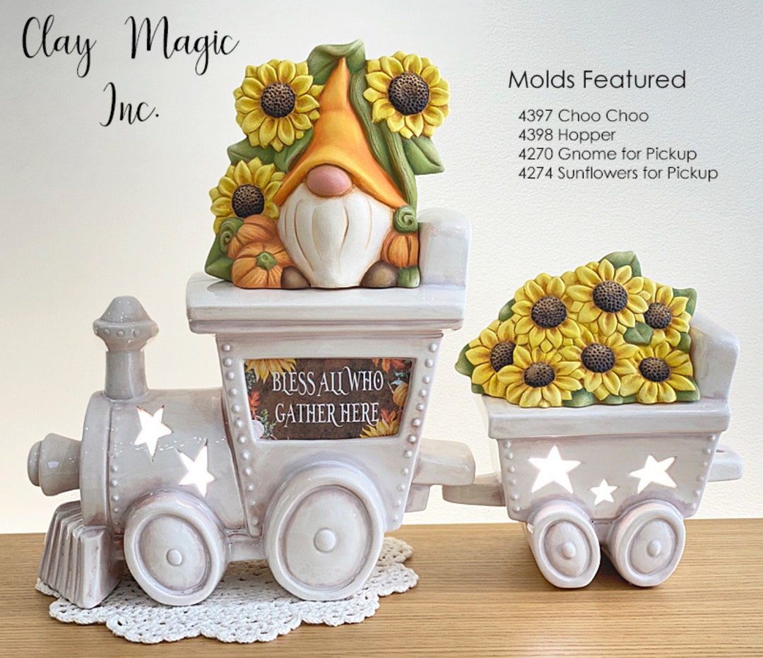 Trains - Clay Magic - Sunflower Choo Choo - 4397 - 4398 - 4270