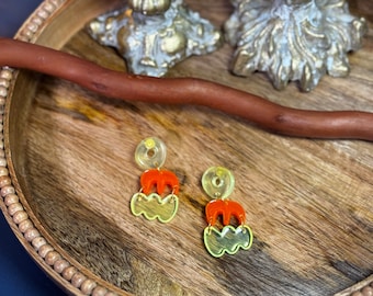 Earrings/jewelry/gift/handmade earrings/resin
