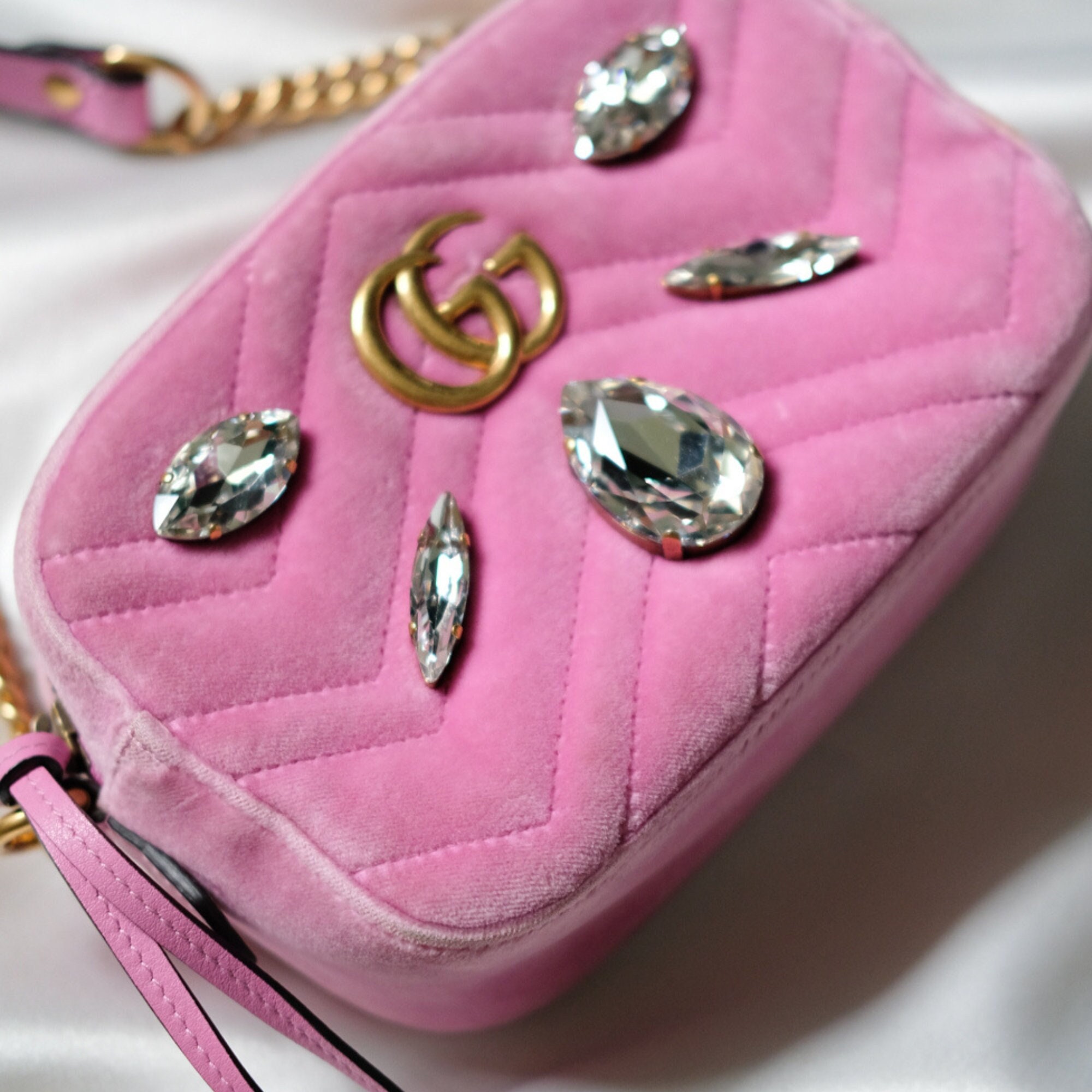 Pochette gucci velour sale