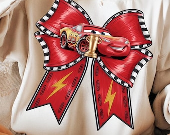 Coqueta de Rayo McQueen PNG: Diseño de sublimación de coches (archivo digital)