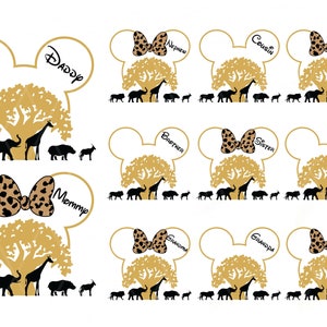Mouse and Friend Safari Trip Png Svg, Animal Kingdom Safari Svg, Family Vacation Svg, Mouse Ears Svg, Safari Mode Svg,Mouse Wild Trip Svg