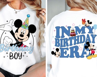 Mickey Birthday SVG Bundle: Mouse Family Vacation (PNG, DXF)