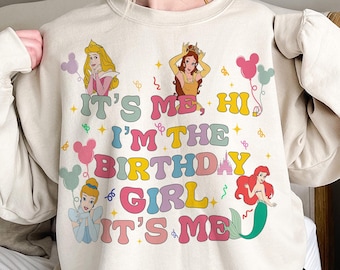 Birthday Princess SVG: Matching Family Shirt Design (Digital Files)