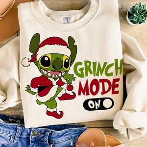 Santa Stitch Christmas png-svg, vrolijk kerstfeest png, kerstsublimatie, retro kerst png, vakantiesublimatie, kerstontwerp png