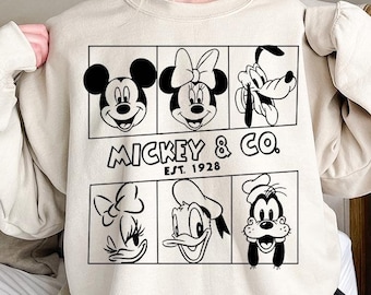 Mickey & Friends PNG: Family Vacation Digital File