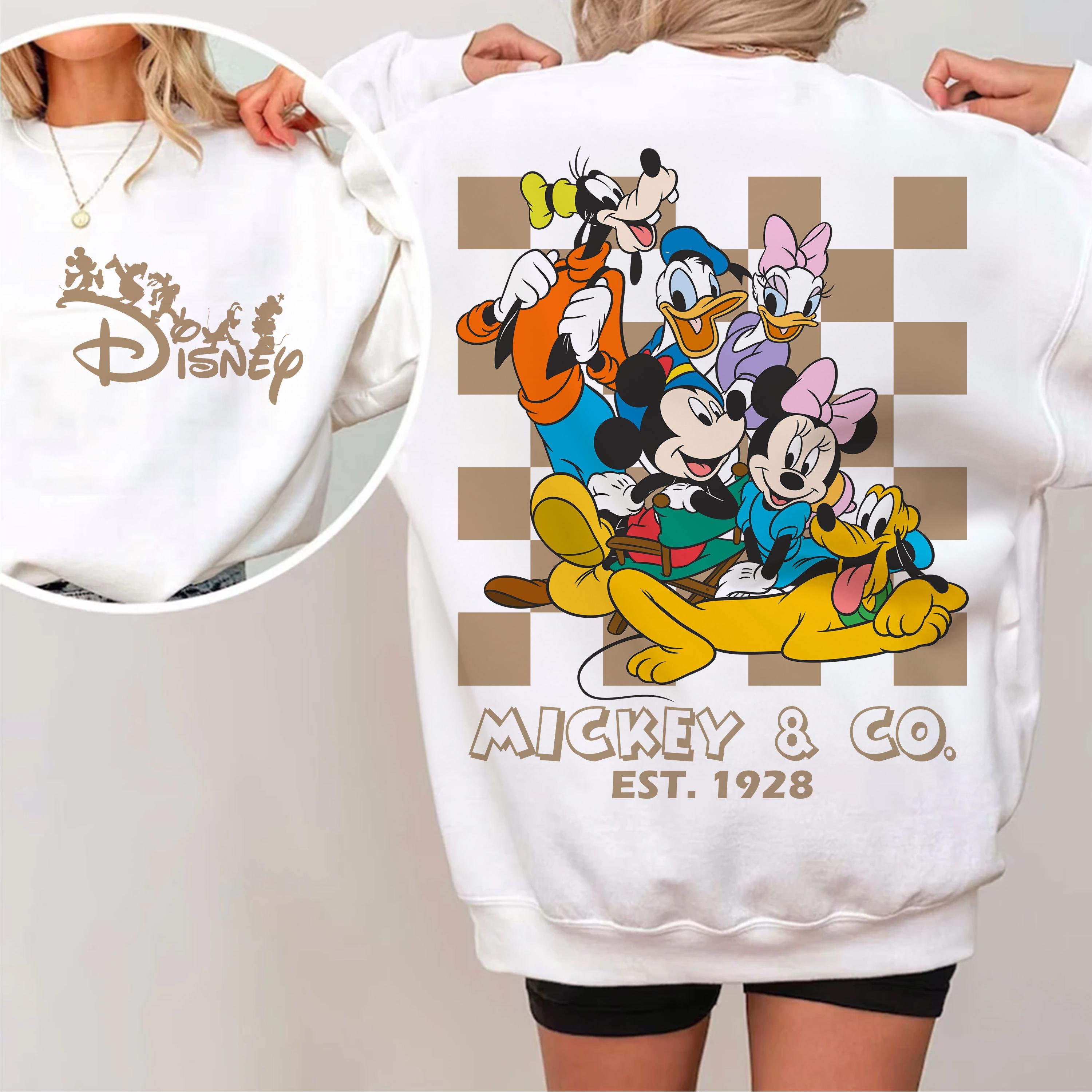 Bundle Checkered Mickey & Co. Png Svg, Checkered Mickey Svg, Mickey and Co 1928 Svg, Retro Mickey Svg, Magic Kingdom Svg, Sublimation Svg