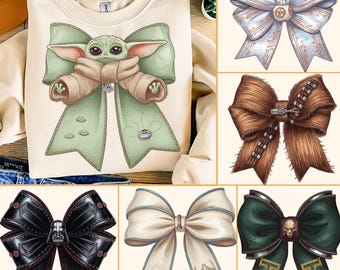 Star Wars Coquette Bow PNG Bundle (Digital Download)