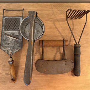 Vintage Primitive Kitchen Tool Set #2
