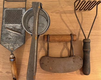 Vintage Primitive Kitchen Tool Set #2