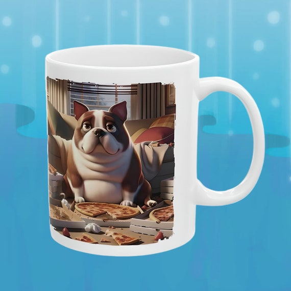 Hilarious Dog Design for Coffee and Dog Lovers (11 oz), Funny Animal Print - 11 oz Ceramic Coffee Cup, Ideal Gift for Dog Enthusiasts