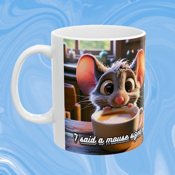 Custom Mug From Photo, Christmas Gift For Pet Parents, mouse Lover Gift, funny mouse mug, mouse Painting, Coffee Mug