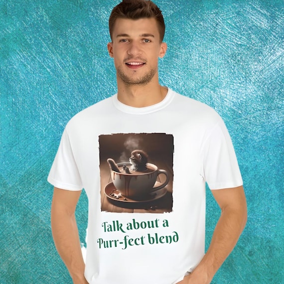 Kitten Print on Shirt, Unisex Custom Shirt, White T-shirt with Kitten Print,  Personalized Unisex T-shirt, Pet T-shirt Print, Shirt design.