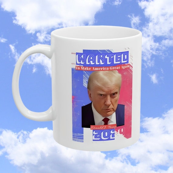 Trump 2024, Trump Coffee mugshot, Campaign mugs, Trump Election Mug, Mugshot design, 2024mug, America mug, Collectible Mug, Trump2024Mug.