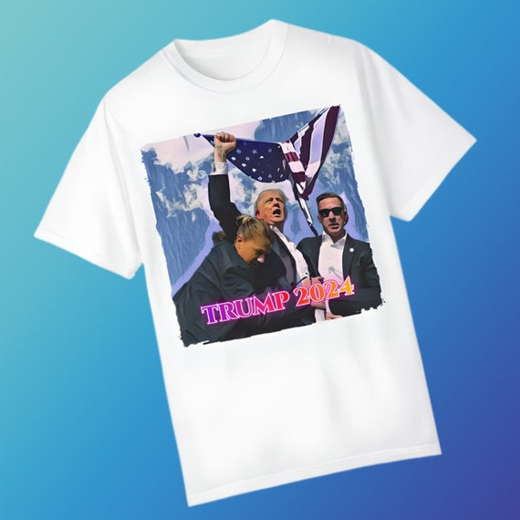 Vote for Freedom assassination  attempt 100% cotton t-shirt , relaxed fit in two color options white and black, S,M, L, XL,2X, 3X sizes