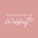 PersonaliseMyWedding store logo
