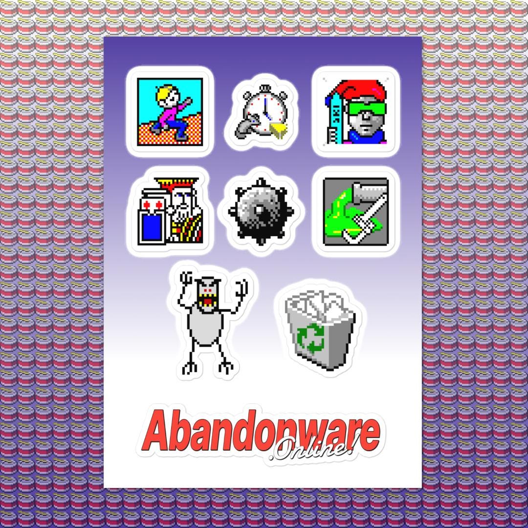 Microsoft Entertainment Pack Icons (& More) Stickers Etsy
