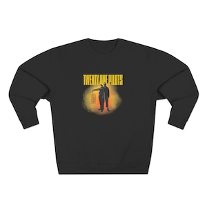 Twenty One Pilots Crew Neck The Clancy World Tour 2024 -  Fan Inspired Twenty One Pilots Tour Crew Neck Front Only