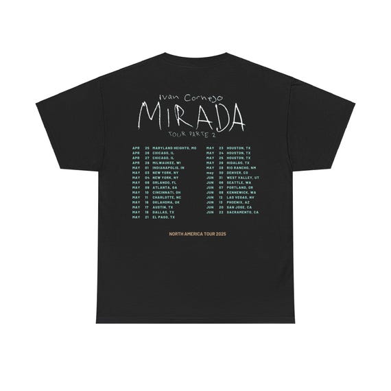 Ivan Cornejo Mirada Tour Parte 2 Shirt - 2025 - Fan Inspired Ivan