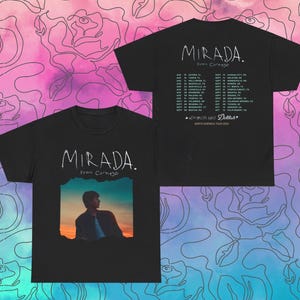 Kid Size - Ivan Cornejo Mirada Tour 2024 - Fan Inspired Ivan CornejoTour Shirt Front and Back
