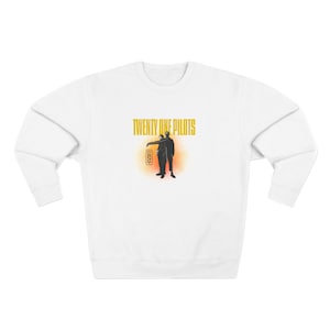 Twenty One Pilots Crew Neck The Clancy World Tour 2024 -  Fan Inspired Twenty One Pilots Tour Crew Neck Front and Back