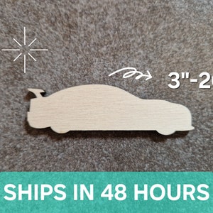 Car Shape, Shape S087, Wood Cut Out, Laser Cut From Baltic Birch ...