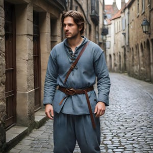 Stylish Medieval Tunic for Men | Renaissance Viking Style Tunic | Historical Men Fashionable Outfit | Authentic Medieval Tunics Gift for Him