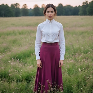 Noble Women&#39;s Victorian Blouse & Skirt | Vintage Festival Outfit | Renaissance Peasant Cosplay Costume | Cottagecore Medieval Gift forHer