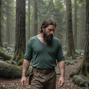 Tunica medievale rustica da uomo / Costume da cosplay per avventure nella natura / Camicia casual in lino per esterni / Abito alla moda robusto ispirato alla natura