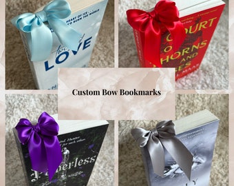 Bow bookmark | Ribbon Bookmark | Booktok | Book Accessories | Bookish Gifts