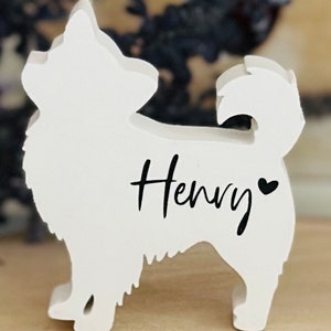 Personalized Chihuahua, Chihuahua, dog love, gift, dog figure, dog, LH Chihuahua, dog person, long-haired Chihuahua, small dog