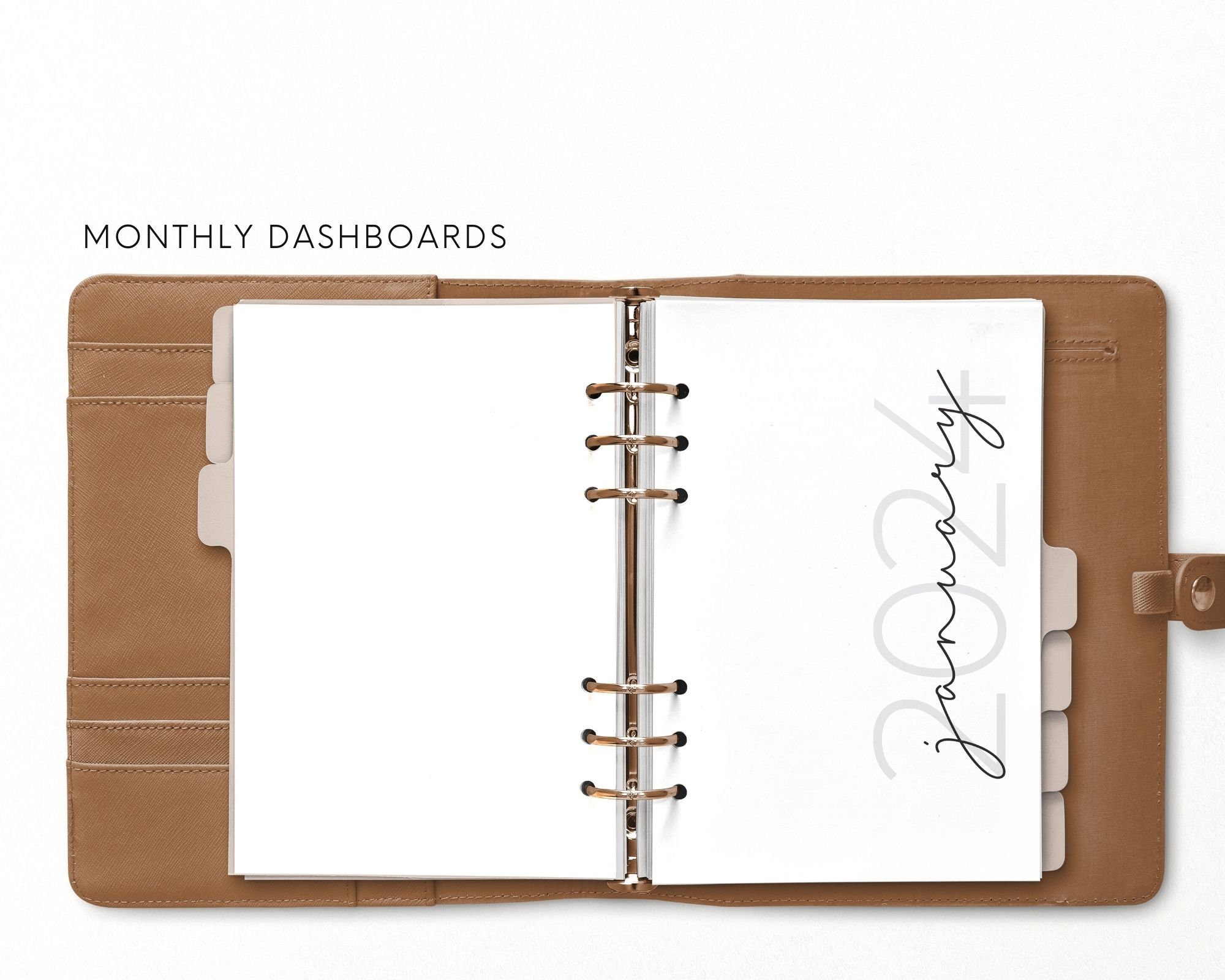 2024 A5 Weekly Planner Inserts Printable, Minimalist Style, Horizontal ...