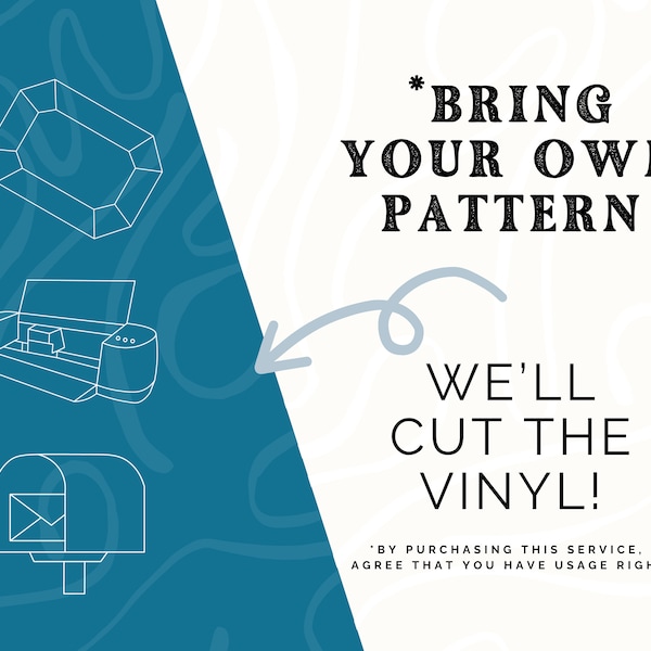 Pre-Cut Pattern Vinyl for Stained Glass | Bring Your Own Pattern