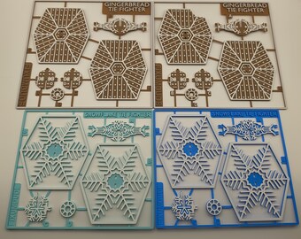 TIE Fighter Ornament Kit Cards