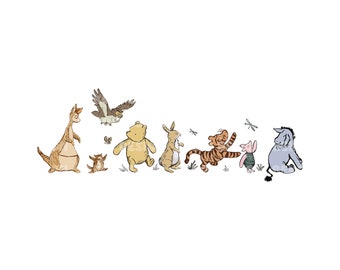 Retro Winnie The Pooh Png, Winnie The Pooh Svg, Winnie The Pooh Sublimation,Family Vacation Png, Family Trip Svg, Vacay Mode Png