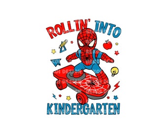 Rollin Into Kindergarten Png, Swinging Into Preschool Png, Pre-K School Png, Back To School Png, School Png, First Day Of School Png