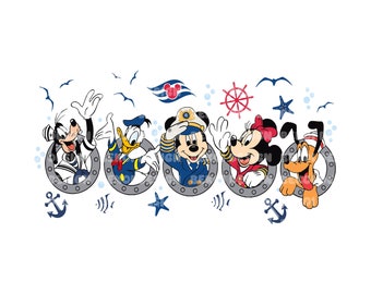Mouse and Friends Png, Family Vacation Cruise Png, Cruise Trip Png, Cruise Ship Png, Mouse Png, Magical Kingdom Png, Family Vacation Png