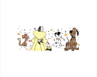 Cruella Png, Cruella De Vil Svg, Cruella Svg, Villains svg png clipart, Dalmations Svg, Dalmations Villain Png clipart, Cruella Shirt
