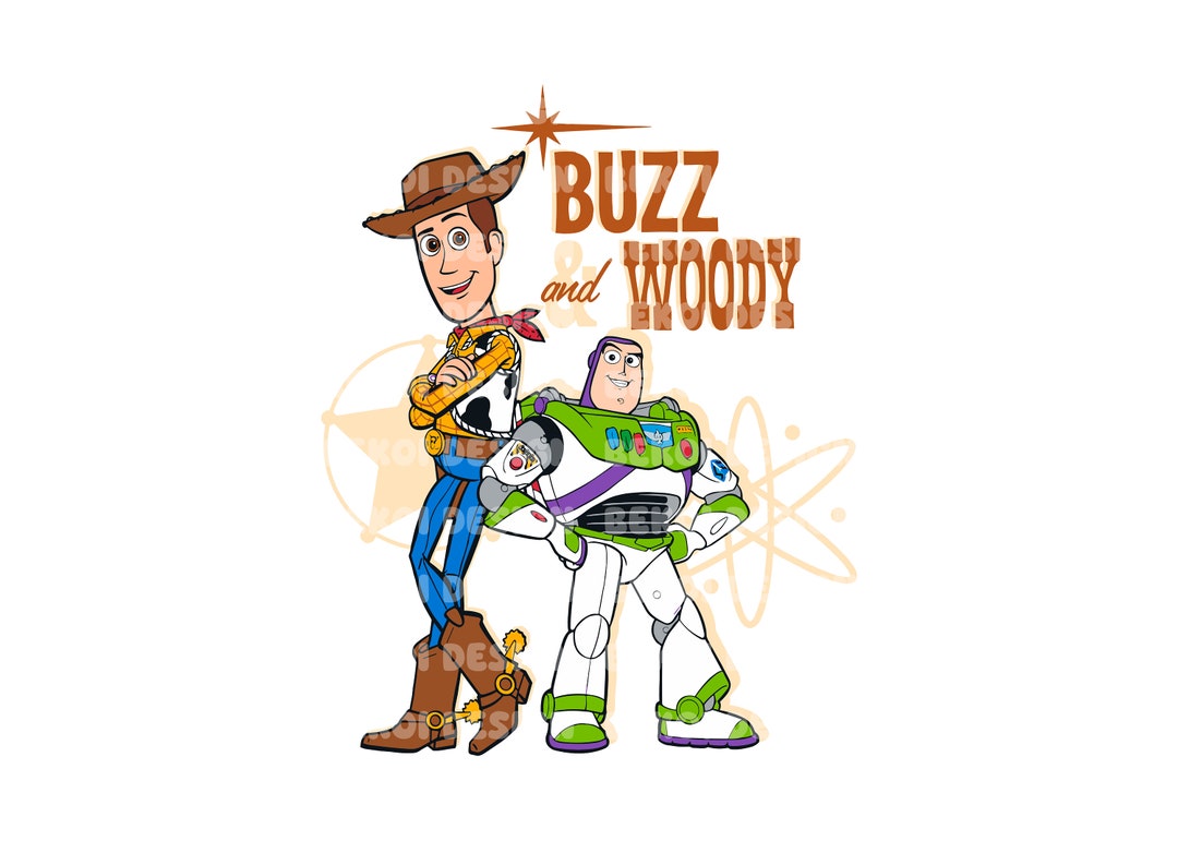 バズ ライトイヤー PNG、ウッディ PNG、バズ ライトイヤーとウッディ