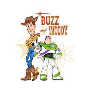 Buzz Lightyear Png, Woody Png, Buzz Lightyear and Woody Png, Buzz Lightyear Sublimation, Toy Story Png, Woody Sublimation, Only Png