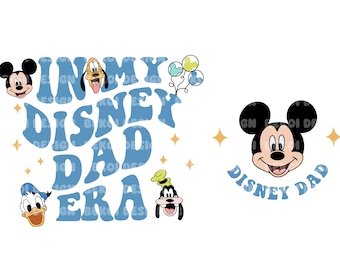 Mouse Dad Png, Mouse Dad Svg, Svg For Cricut Sublimation, Father's Day Svg, Father's Day Png, Family Vacation Svg, Family Trip Png