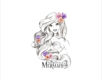 Ariel Png, Little Mermaid Png Svg, Ariel png, Mermaid Clipart, Little Mermaid Png, Princess Png, Instant Download, Digital File