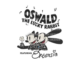Oswald Png, Oswald The Lucky Rabbit Png, Oswald Shirt Png, Oswald Sublimation, Rabbit Png, Family Vacation Png, Digital File, Only Png