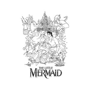 Ariel Png, Sirenita Png, Ariel Svg, Cricut Svg, Sirena Clipart, Sirenita Png, Princesa Png, Descarga Instantánea, Archivo Digital