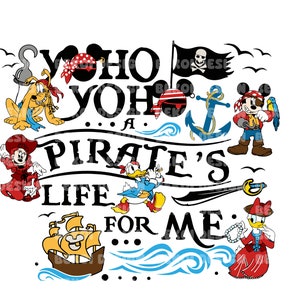 Yo Ho Yo Ho Pirate&#39;s Life For Me Png, Mouse Pirate Png, Cruise Trip Png, Family Trip Png, Vacay Mode Png Png, Family Shirt Trip Png Only Png
