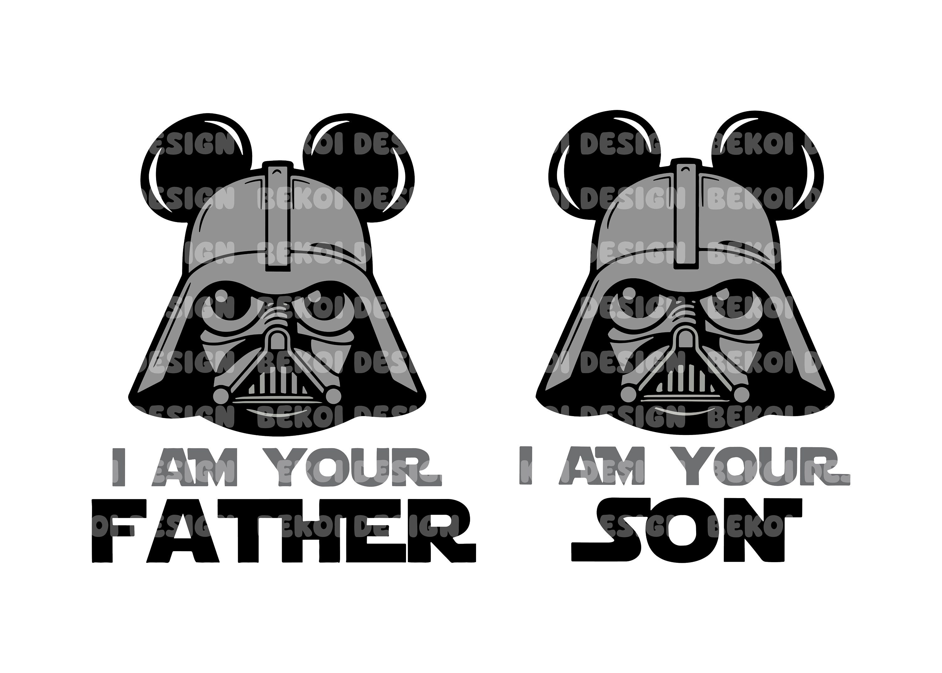 I Am Your Father I Am Your Son Png Svg, Svg for Cricut