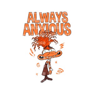 Anxiety Png, Anxiety Clipart, Anxiety Shirt Png, Inside Out 2 Png, Family Vacation Png, Anxiety Shirt Png, Only Png, Digital File