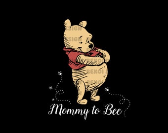 Mama Bear Png, Winnie Balloon Mama Png, Winnie Mama Png, Winnie de Poeh Mama Png, Png voor sublimatie, Moederdag Png, moeder Png, Mama Png