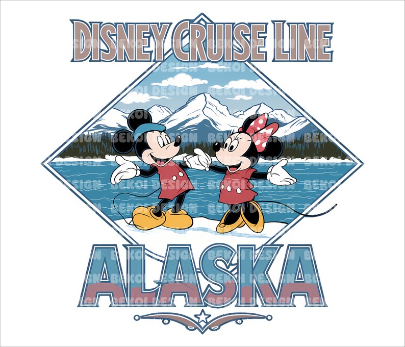 Retro Mouse and Friends Alaska Png, Cruise Line Alaska Wonder Png ...