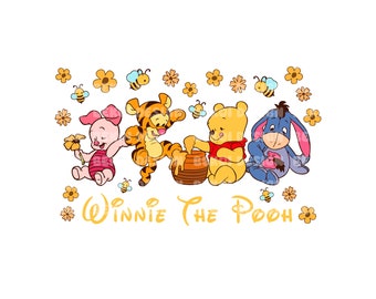 Retro Winnie The Pooh Png, Winnie The Pooh Png, Winnie The Pooh Sublimation, Family Vacation Png, Family Trip Svg, Vacay Mode Png, Only Png