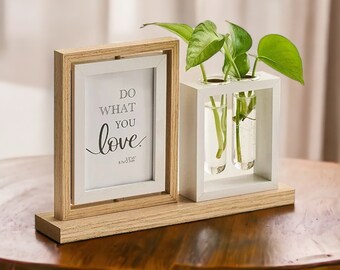 Modern Style Home Decor Photo Frame - Simple Portrait Picture Frame for Desktop and Living Room Display